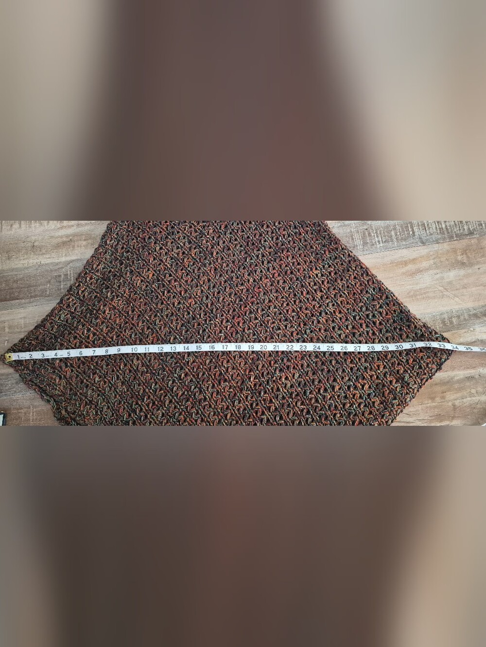 Chico's Metallic Knit Poncho | Multicolor Shimmer Cape Wrap (OS) - Picture 6 of 8